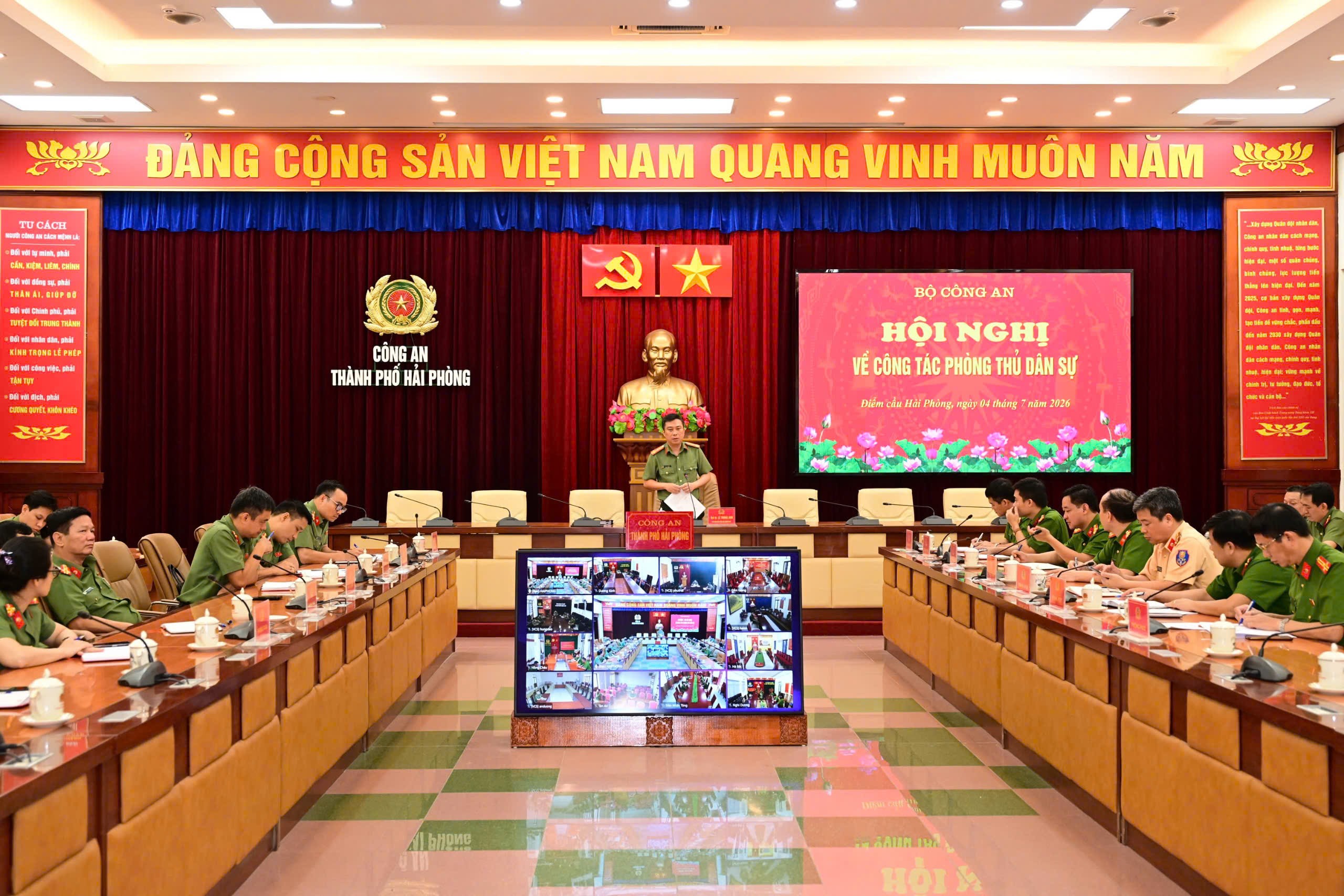 Công an thành phố tích cực, chủ động phòng chống bão số 1
